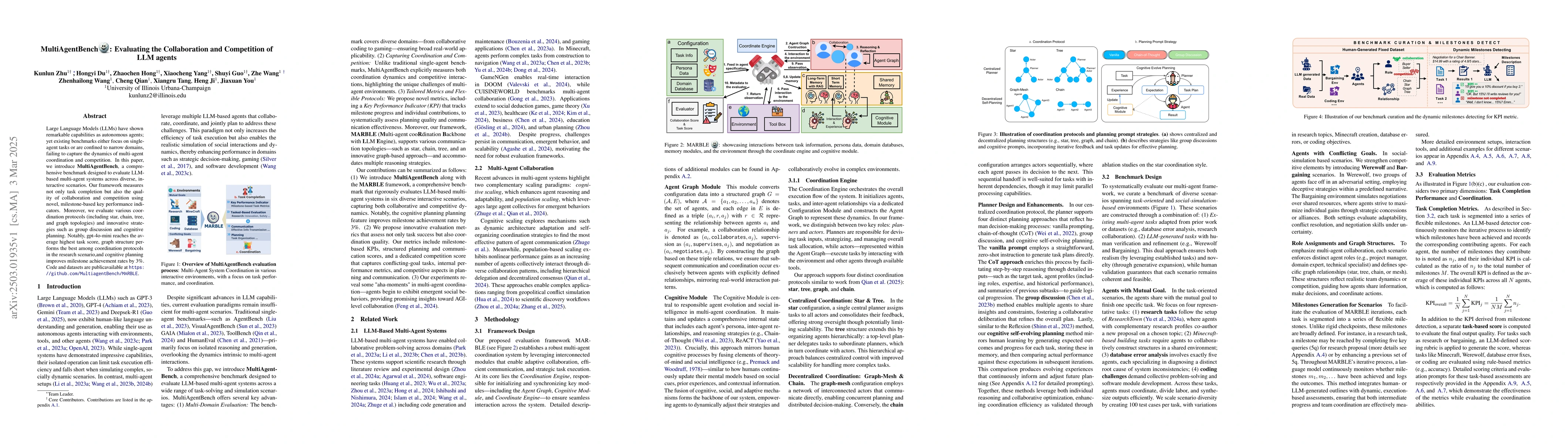 Thumbnail for MultiAgentBench: Evaluating the Collaboration and Competition of LLM
  agents