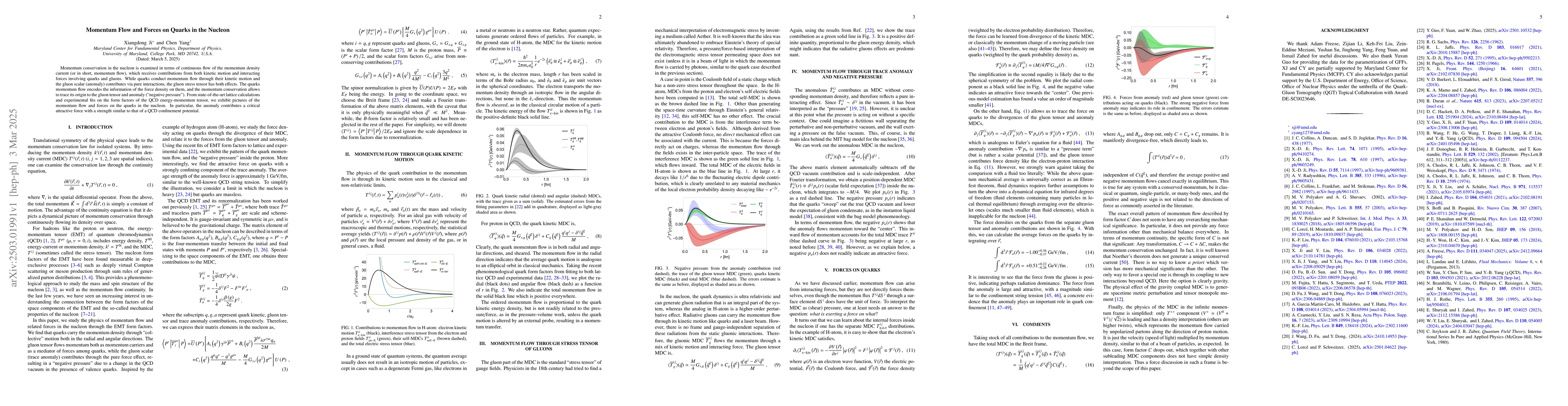 Thumbnail for Momentum Flow and Forces on Quarks in the Nucleon