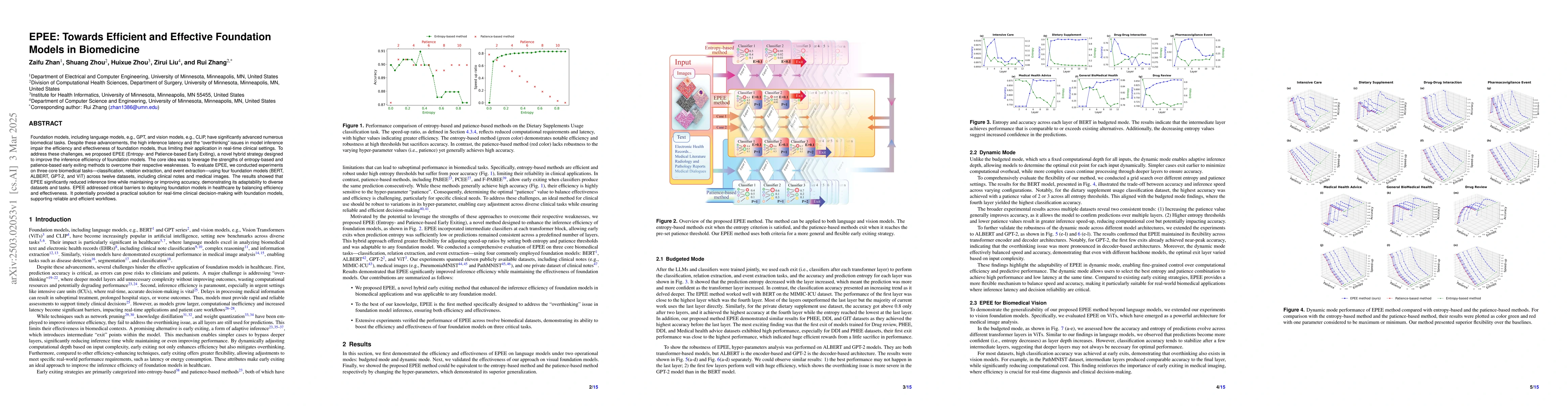 Thumbnail for EPEE: Towards Efficient and Effective Foundation Models in Biomedicine