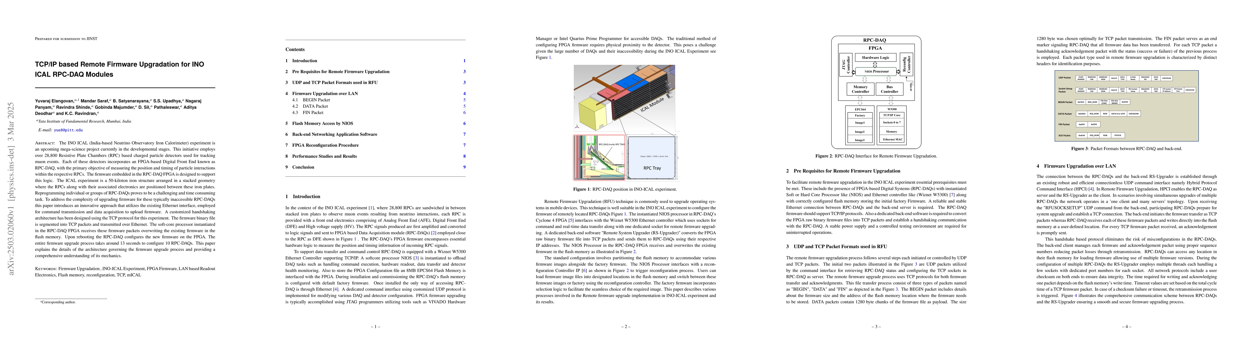 Thumbnail for TCP/IP based Remote Firmware Upgradation for INO ICAL RPC-DAQ Modules