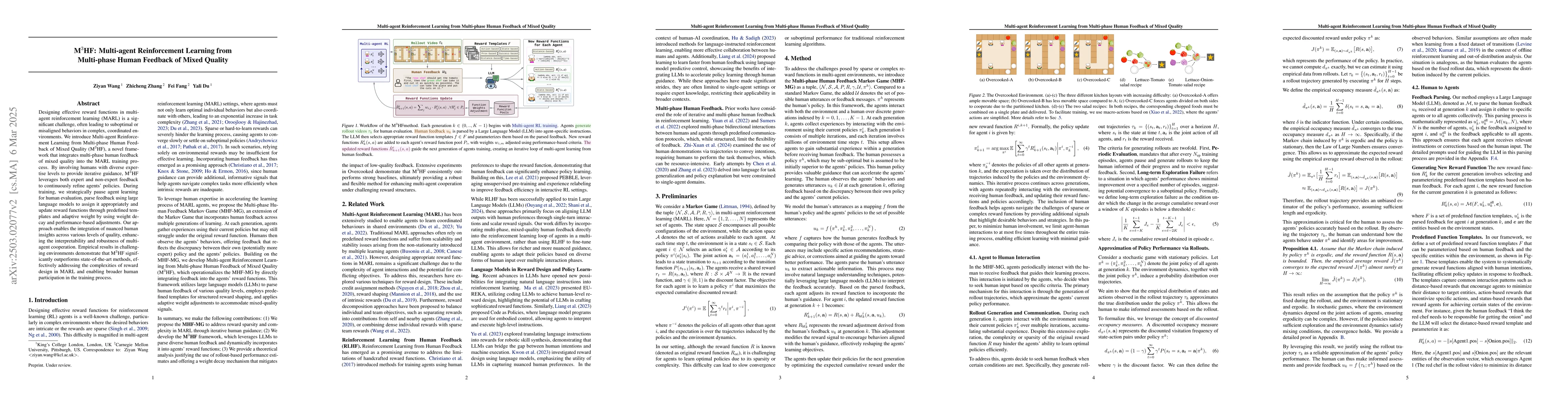 Thumbnail for M3HF: Multi-agent Reinforcement Learning from Multi-phase Human Feedback
  of Mixed Quality