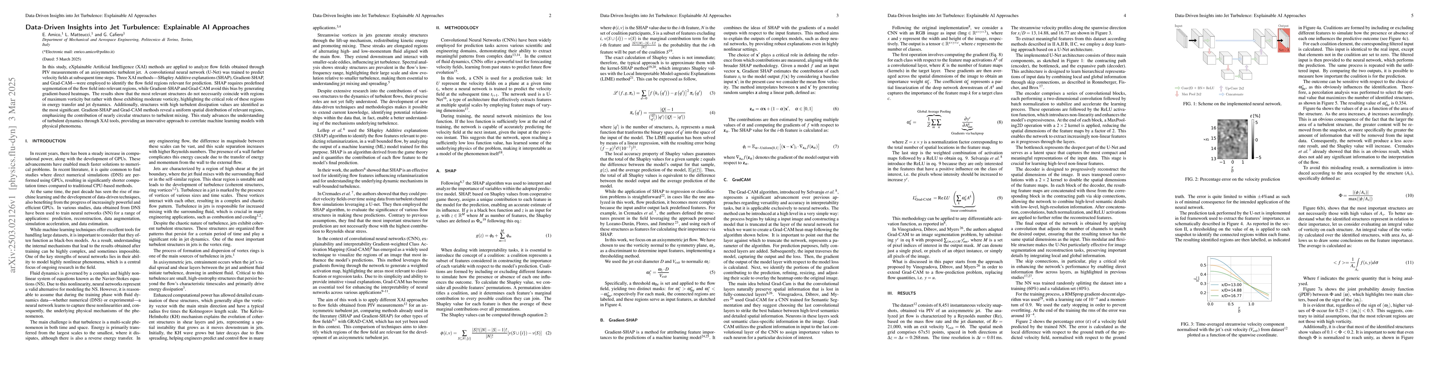 Thumbnail for Data-Driven Insights into Jet Turbulence: Explainable AI Approaches