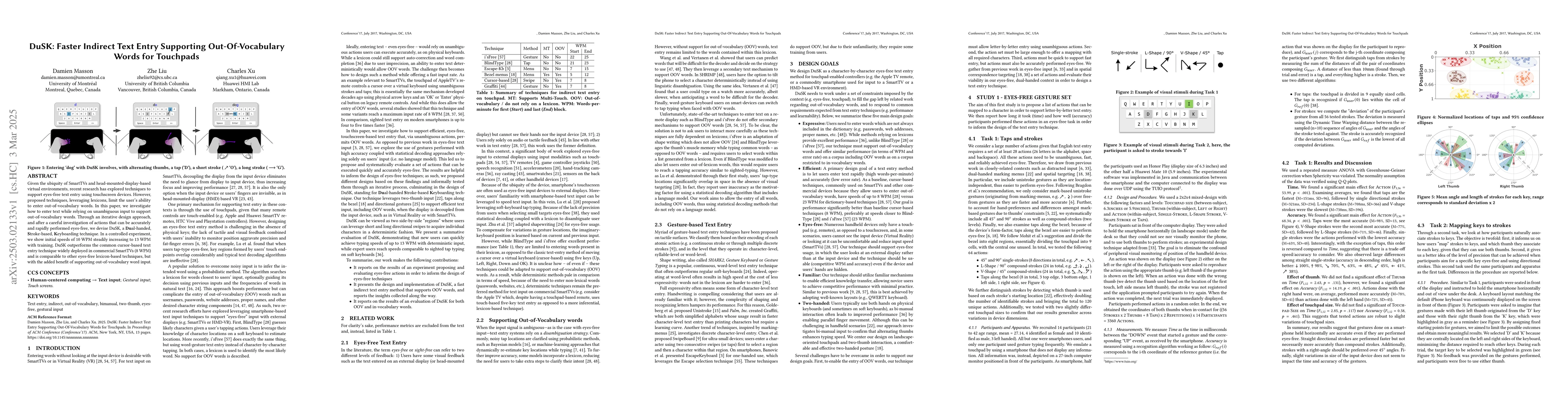 Thumbnail for DuSK: Faster Indirect Text Entry Supporting Out-Of-Vocabulary Words for
  Touchpads
