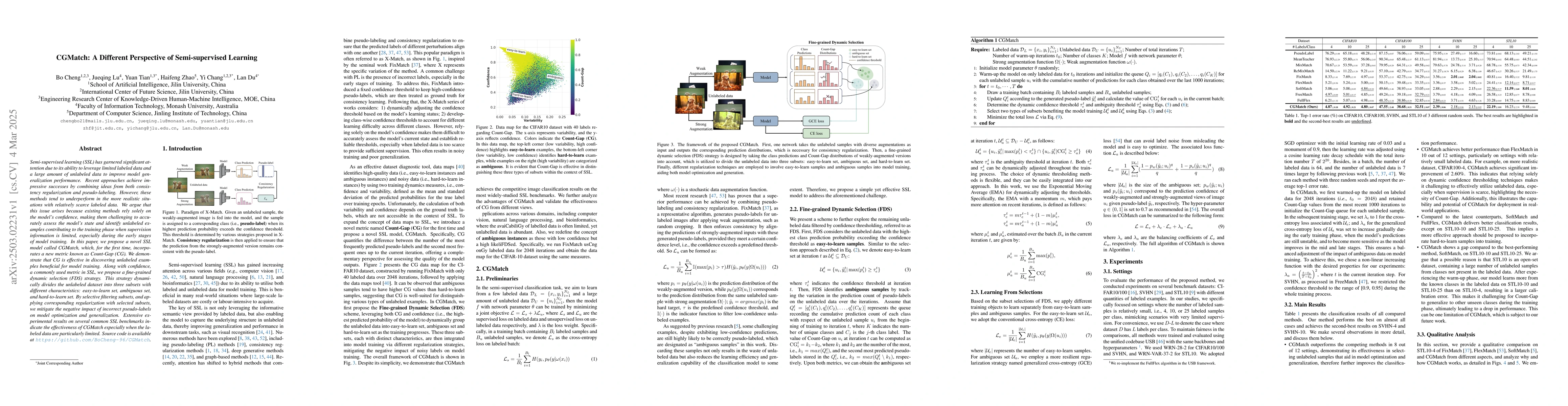 Thumbnail for CGMatch: A Different Perspective of Semi-supervised Learning