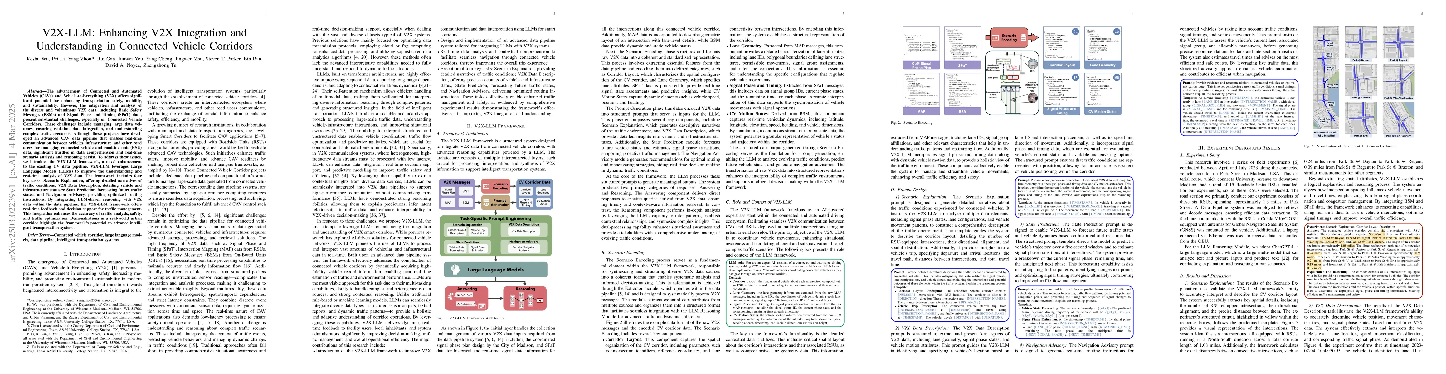 Thumbnail for V2X-LLM: Enhancing V2X Integration and Understanding in Connected
  Vehicle Corridors