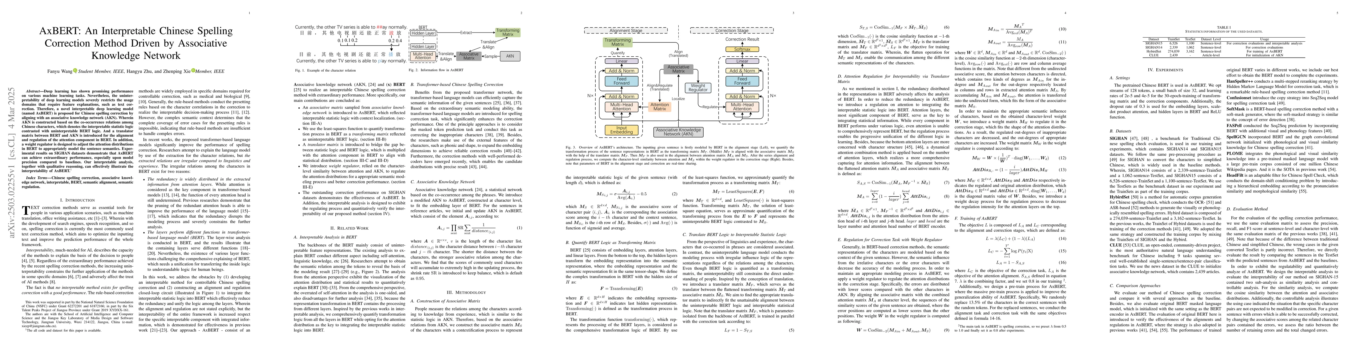 Thumbnail for AxBERT: An Interpretable Chinese Spelling Correction Method Driven by
  Associative Knowledge Network