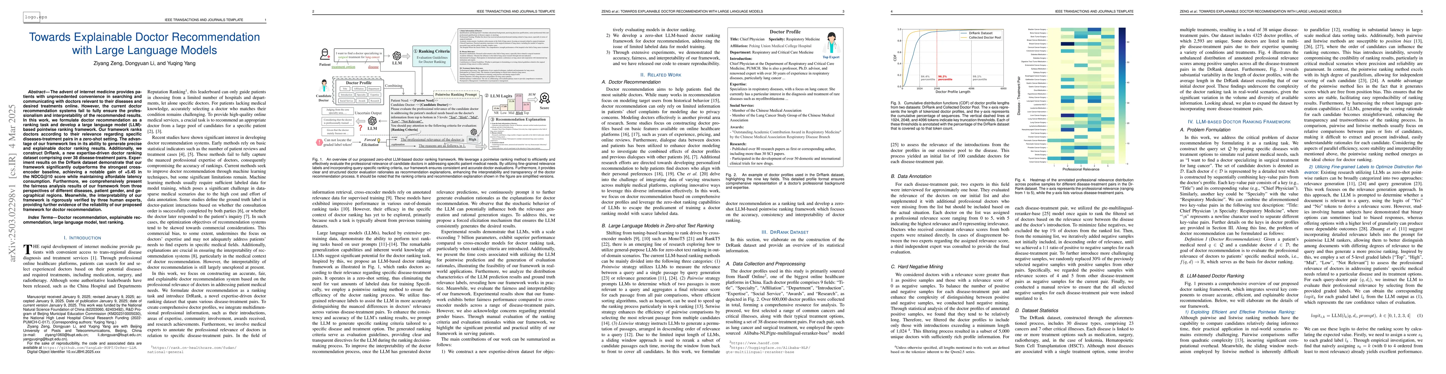 Thumbnail for Towards Explainable Doctor Recommendation with Large Language Models