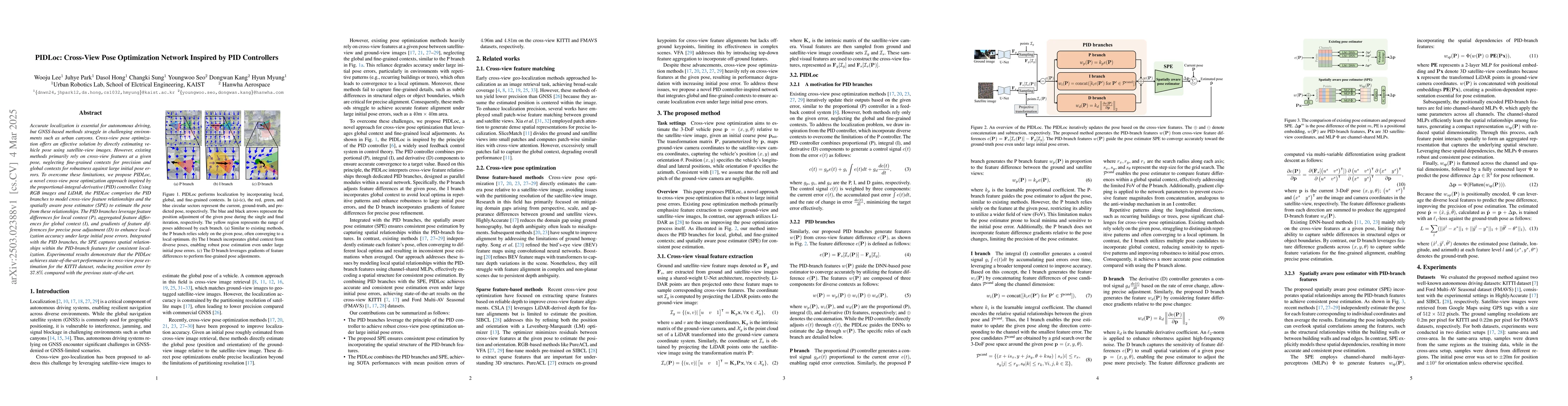 Thumbnail for PIDLoc: Cross-View Pose Optimization Network Inspired by PID Controllers
