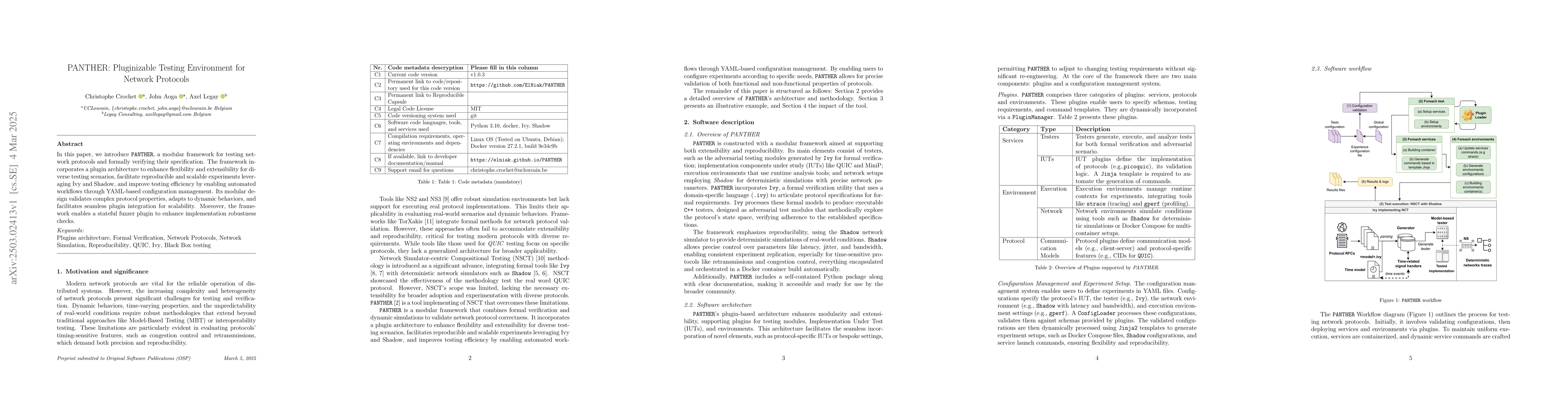 Thumbnail for PANTHER: Pluginizable Testing Environment for Network Protocols
