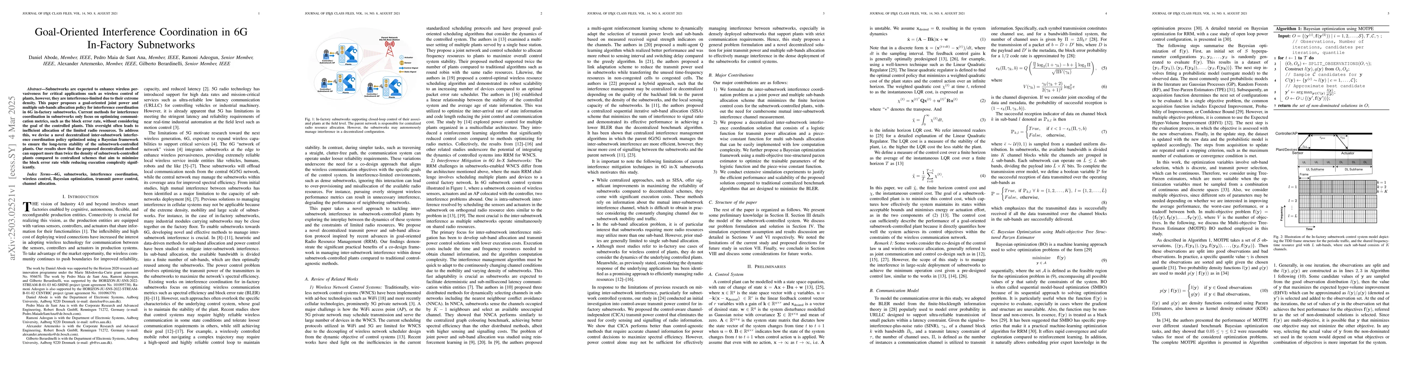 Thumbnail for Goal-Oriented Interference Coordination in 6G In-Factory Subnetworks