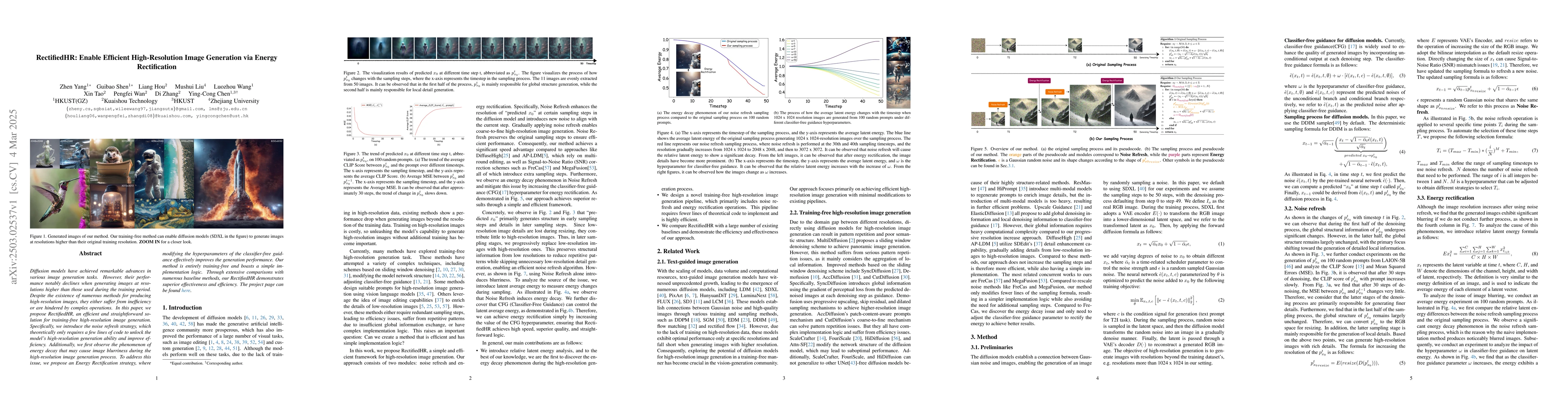 Thumbnail for RectifiedHR: Enable Efficient High-Resolution Image Generation via
  Energy Rectification