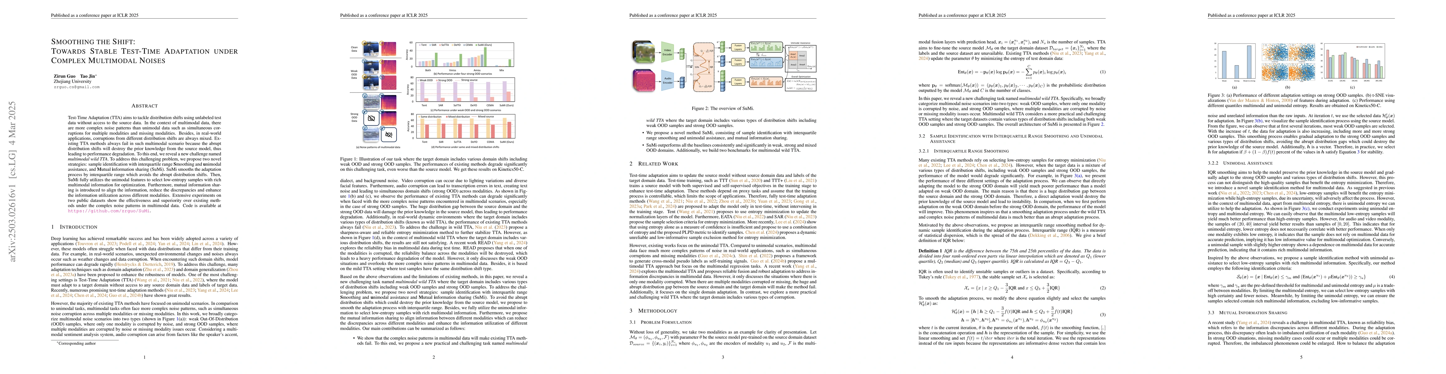 Thumbnail for Smoothing the Shift: Towards Stable Test-Time Adaptation under Complex
  Multimodal Noises