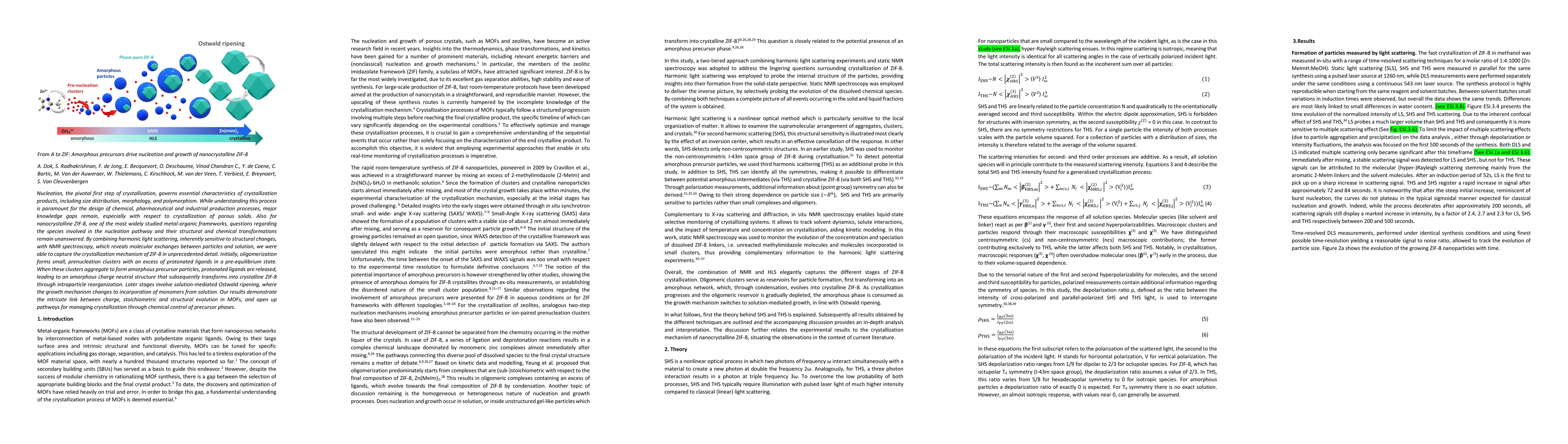 Thumbnail for Amorphous to Crystalline Transformation: How Cluster Aggregation Drives
  the Multistep Nucleation of ZIF-8