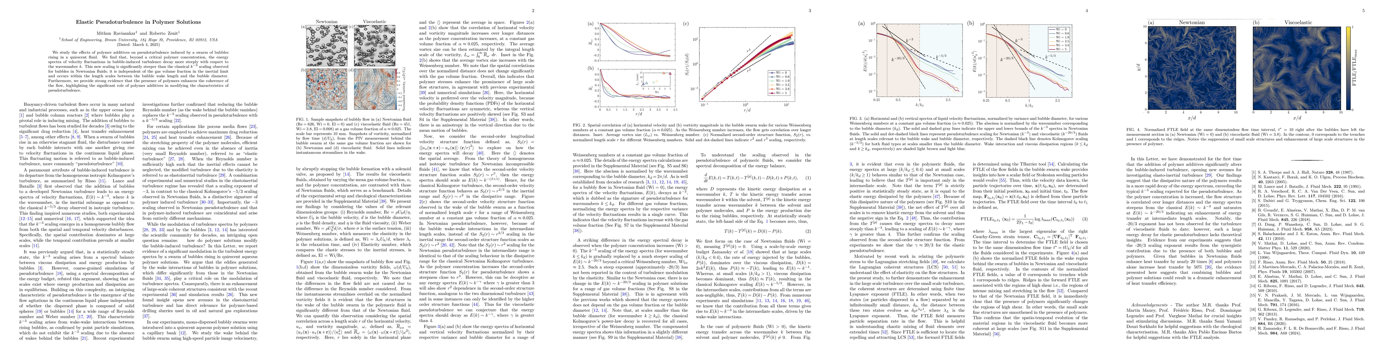 Thumbnail for Elastic Pseudoturbulence in Polymer Solutions