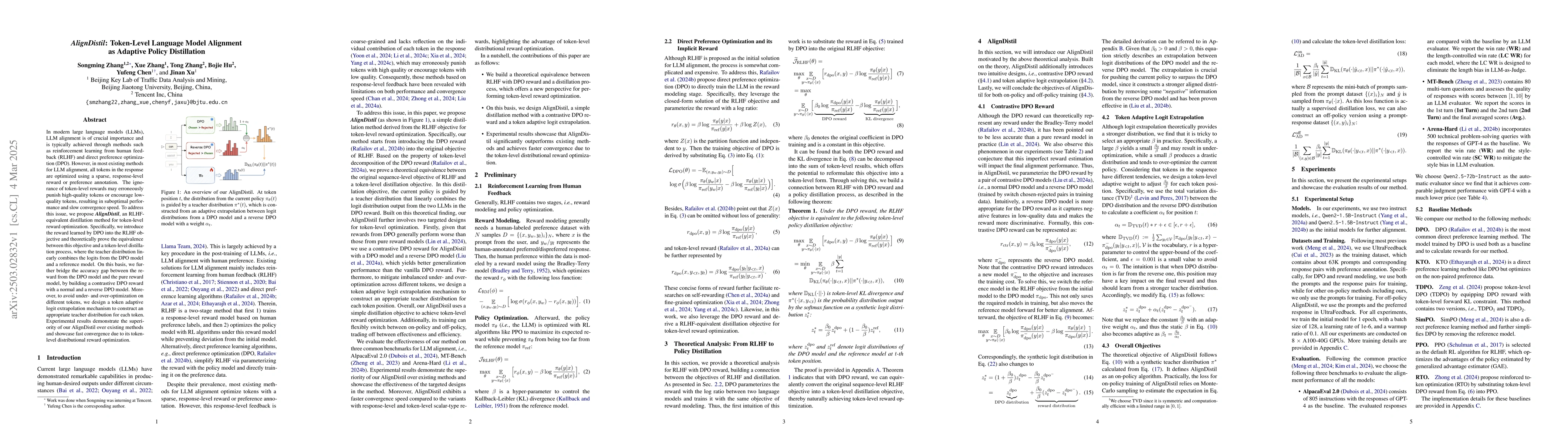 Thumbnail for AlignDistil: Token-Level Language Model Alignment as Adaptive Policy
  Distillation