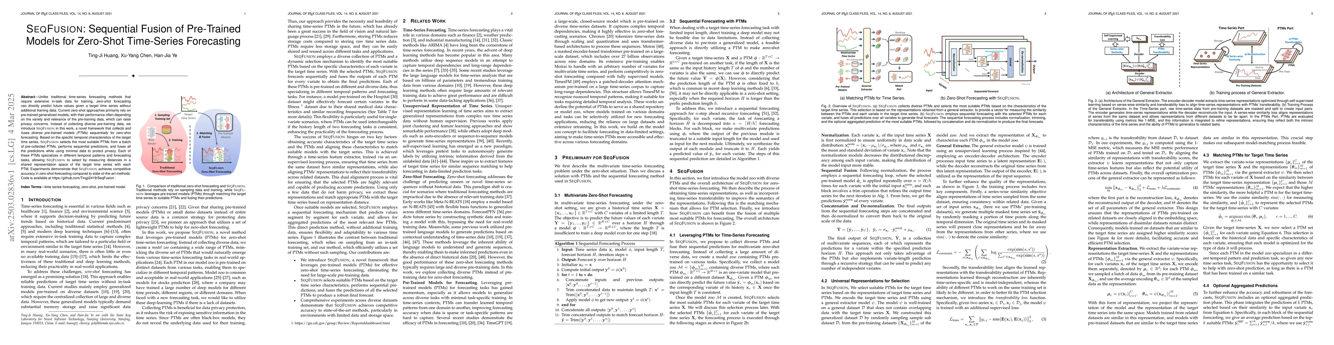 Thumbnail for SeqFusion: Sequential Fusion of Pre-Trained Models for Zero-Shot
  Time-Series Forecasting