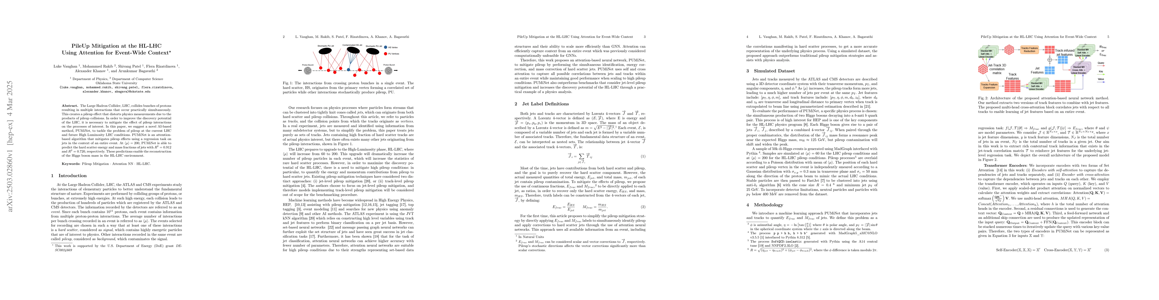 Thumbnail for PileUp Mitigation at the HL-LHC Using Attention for Event-Wide Context