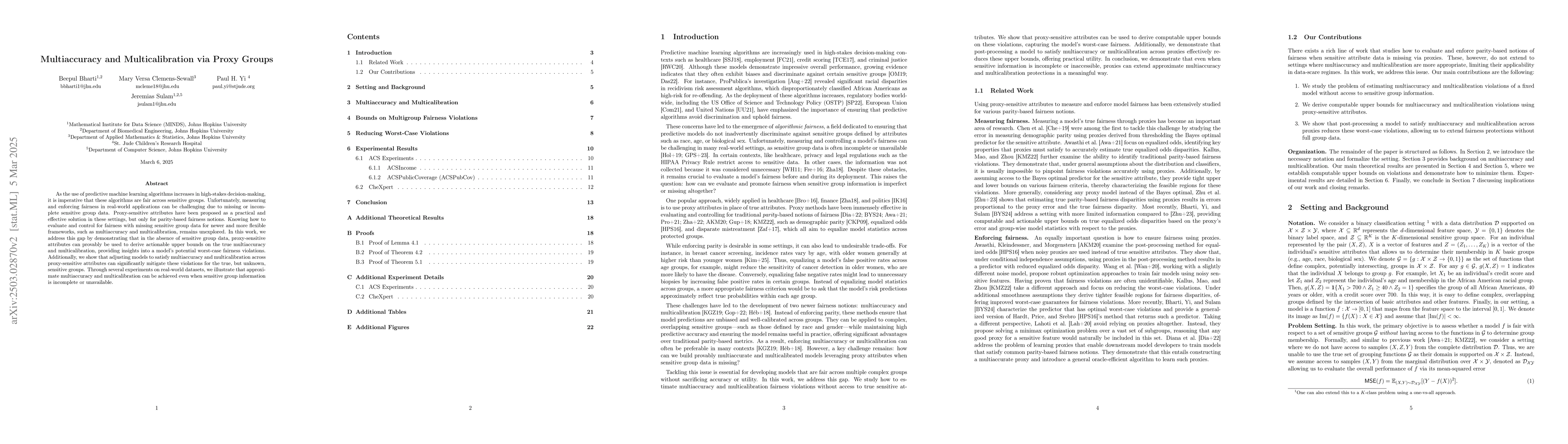 Thumbnail for Multiaccuracy and Multicalibration via Proxy Groups