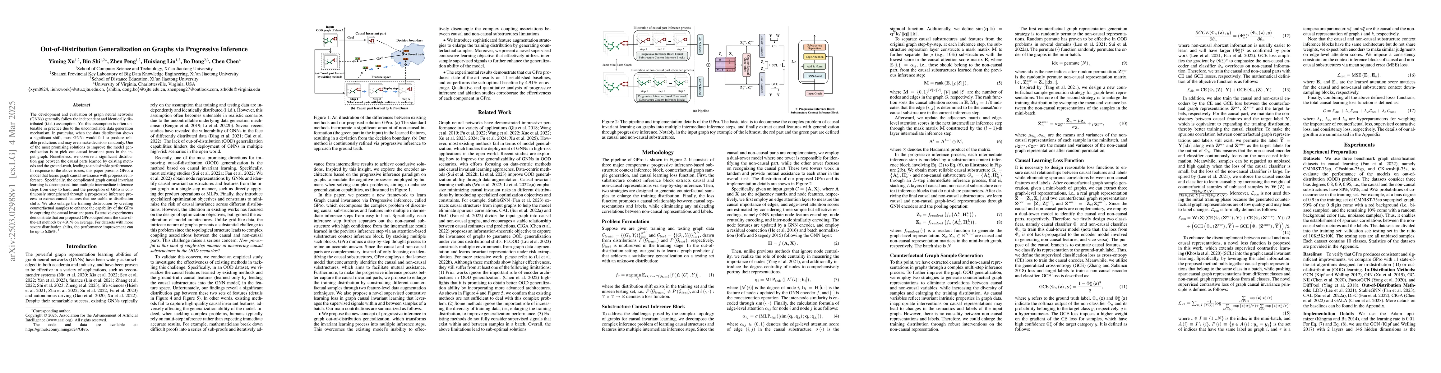 Thumbnail for Out-of-Distribution Generalization on Graphs via Progressive Inference