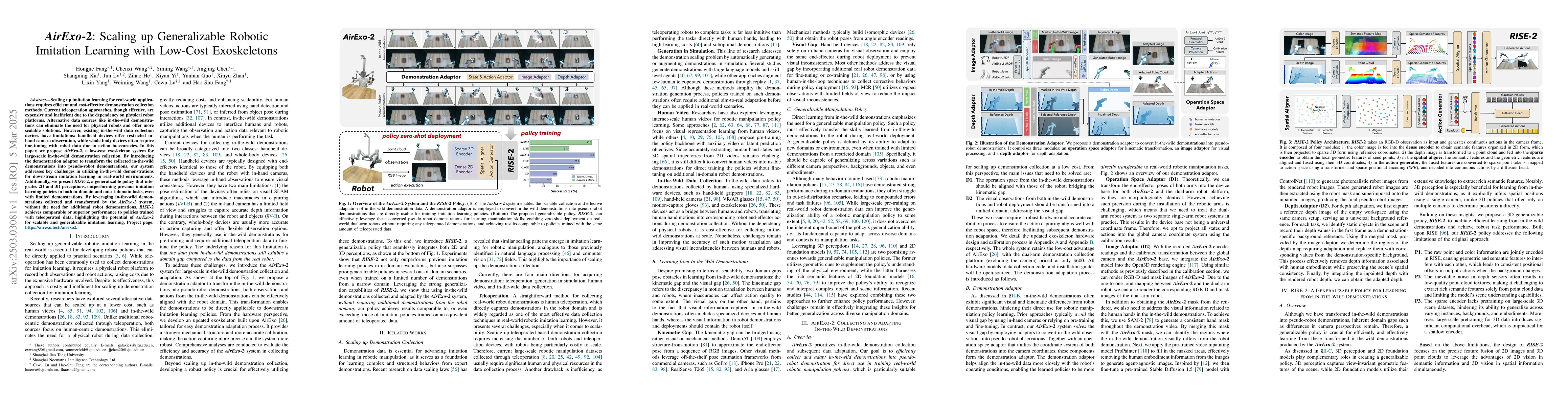 Thumbnail for AirExo-2: Scaling up Generalizable Robotic Imitation Learning with
  Low-Cost Exoskeletons
