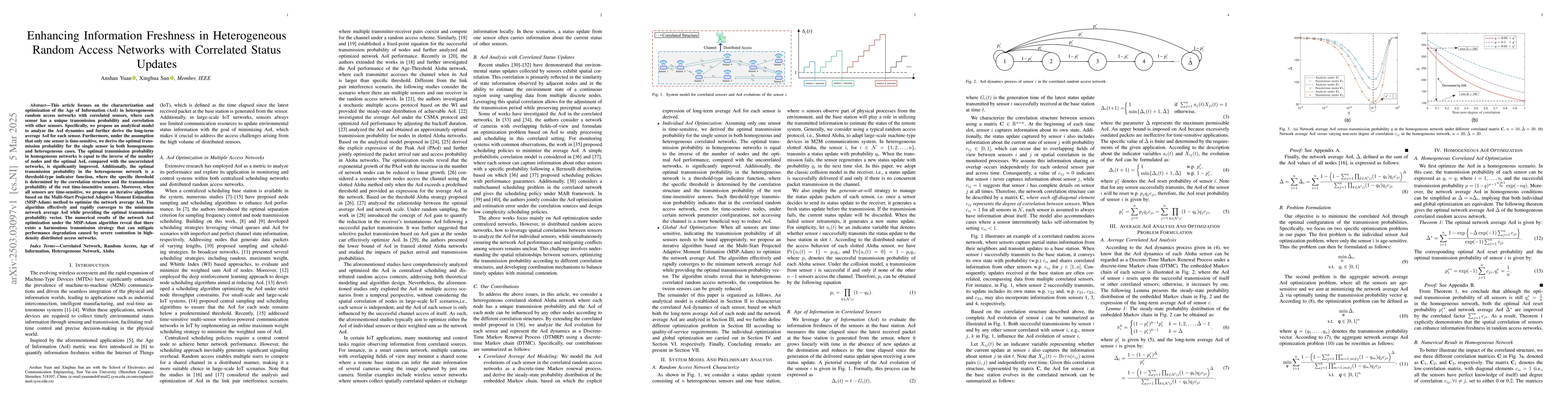 Thumbnail for Enhancing Information Freshness in Heterogeneous Random Access Networks
  with Correlated Status Updates