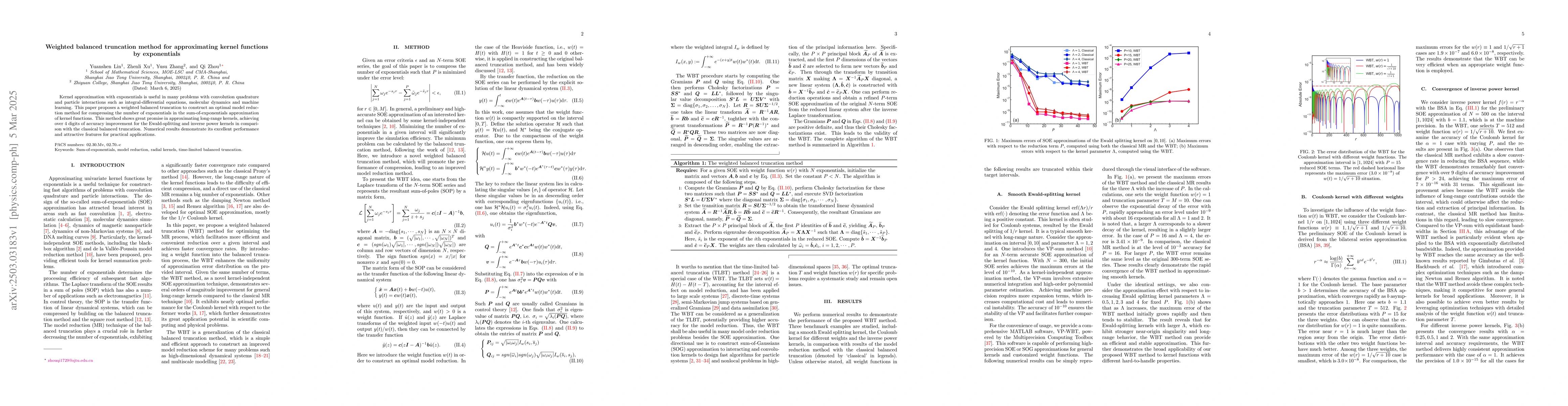 Thumbnail for Weighted balanced truncation method for approximating kernel functions
  by exponentials