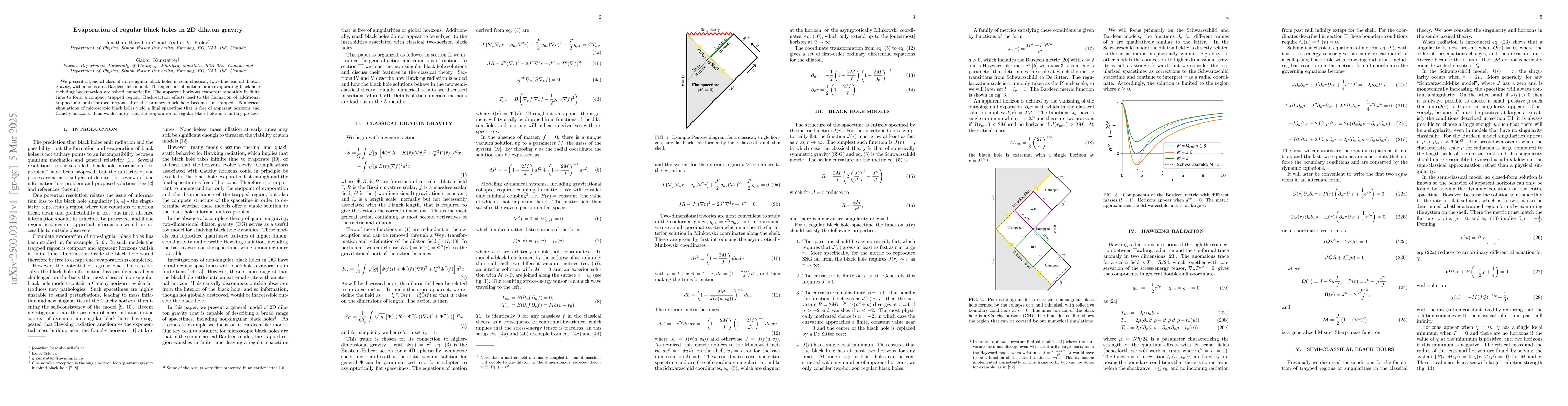 Thumbnail for Evaporation of regular black holes in 2D dilaton gravity