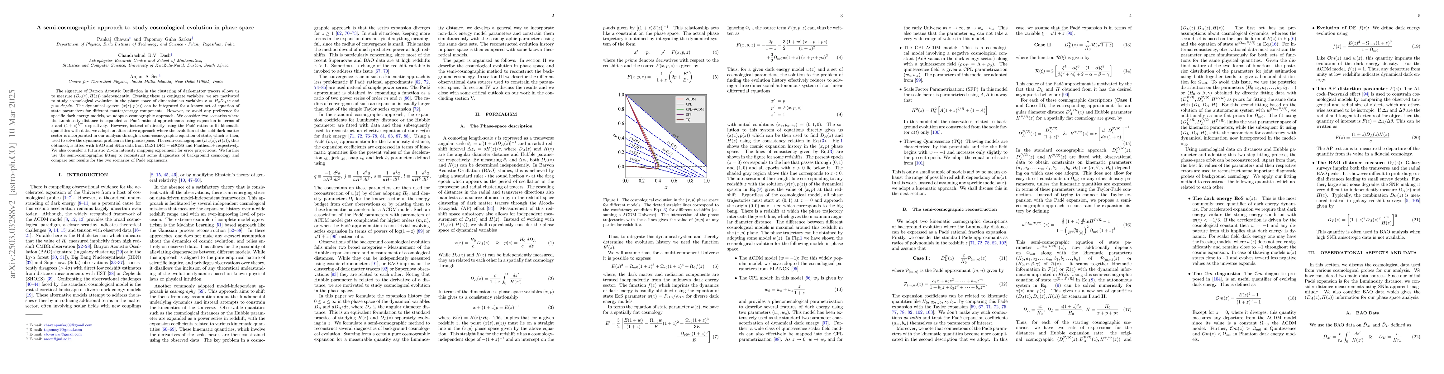 Thumbnail for A semi-cosmographic approach to study cosmological evolution in phase
  space
