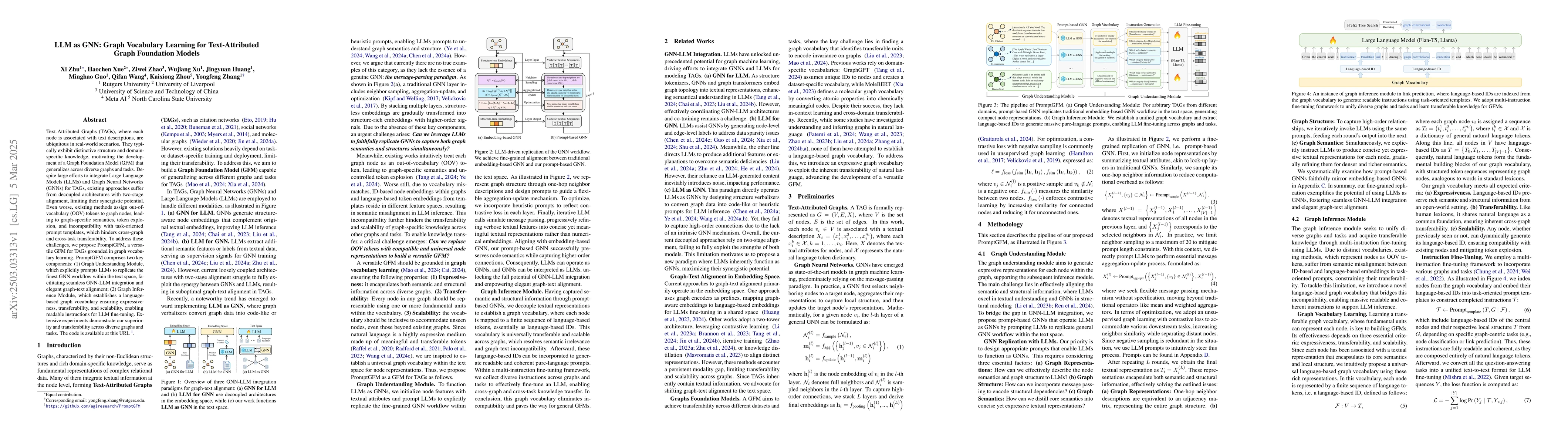 Thumbnail for LLM as GNN: Graph Vocabulary Learning for Text-Attributed Graph
  Foundation Models