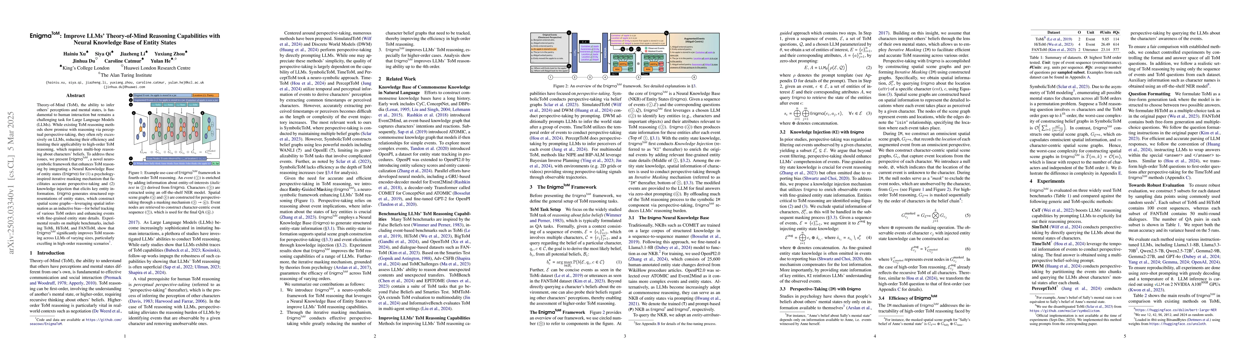 Thumbnail for EnigmaToM: Improve LLMs' Theory-of-Mind Reasoning Capabilities with
  Neural Knowledge Base of Entity States