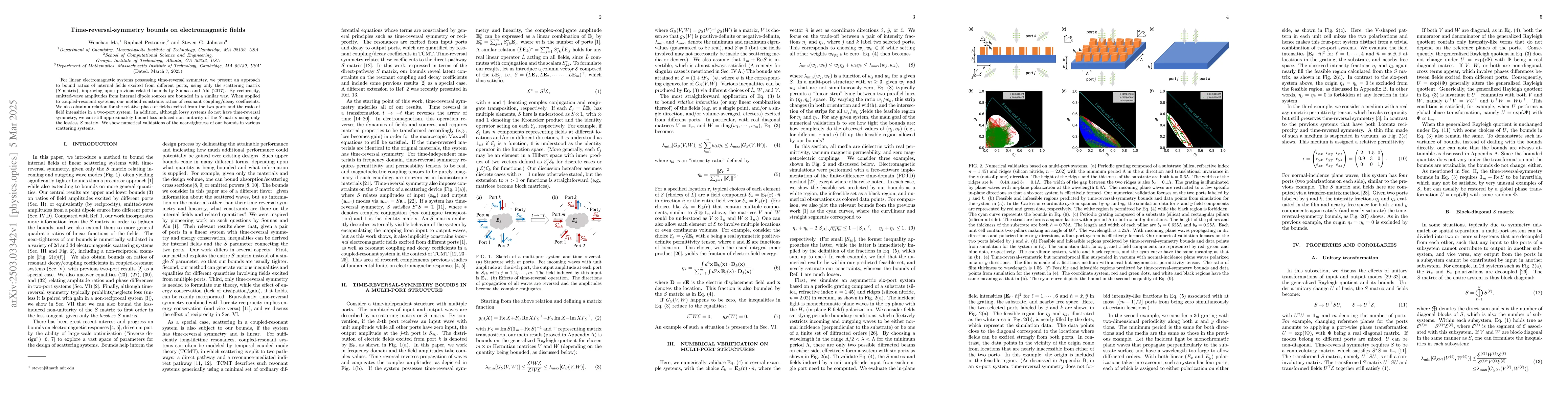 Thumbnail for Time-reversal-symmetry bounds on electromagnetic fields