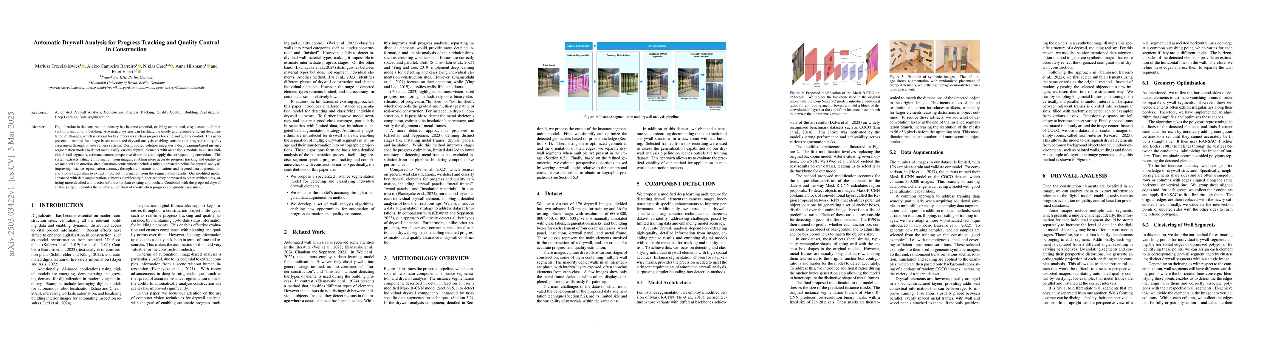 Thumbnail for Automatic Drywall Analysis for Progress Tracking and Quality Control in
  Construction