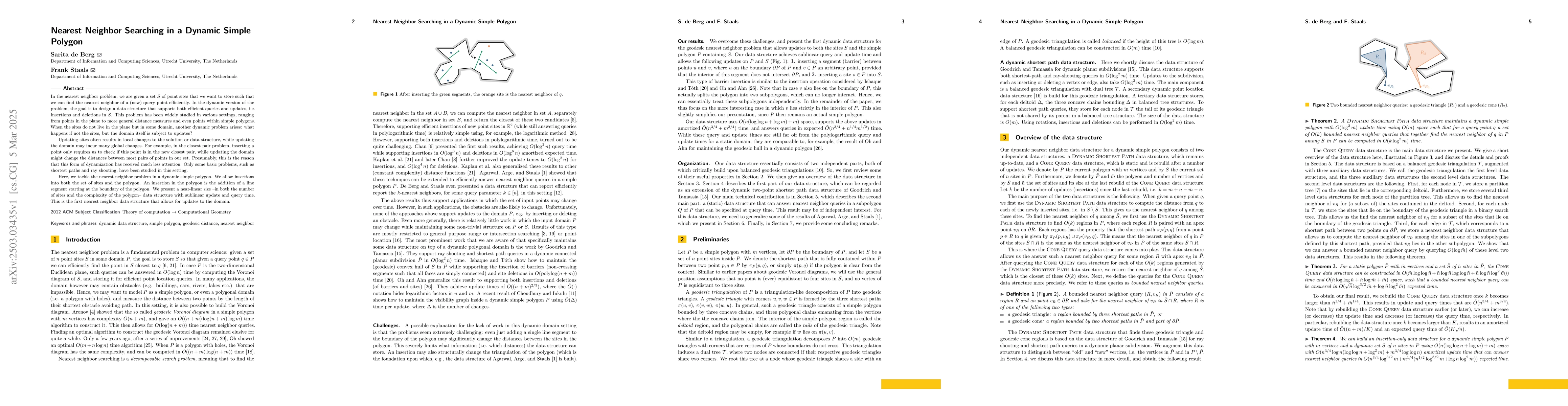 Thumbnail for Nearest Neighbor Searching in a Dynamic Simple Polygon