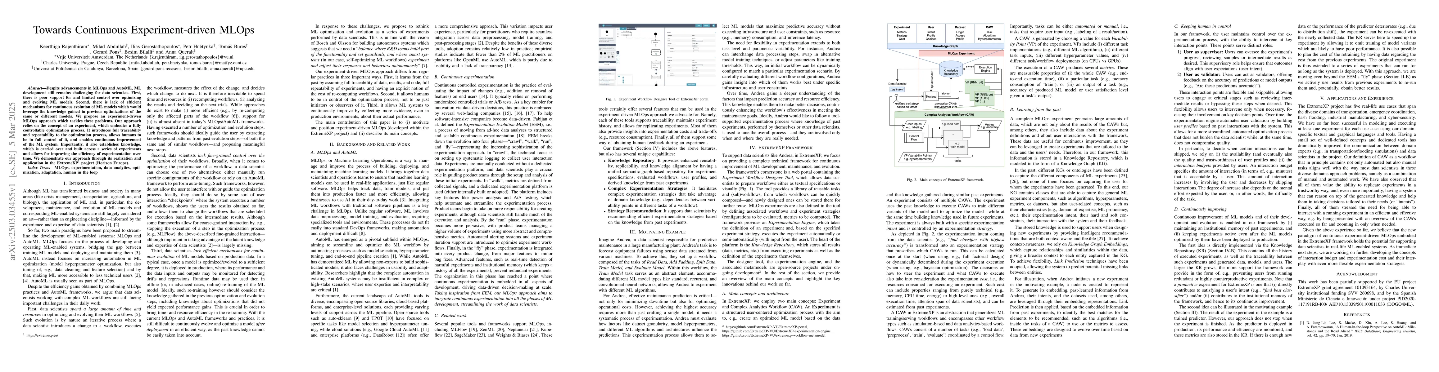 Thumbnail for Towards Continuous Experiment-driven MLOps