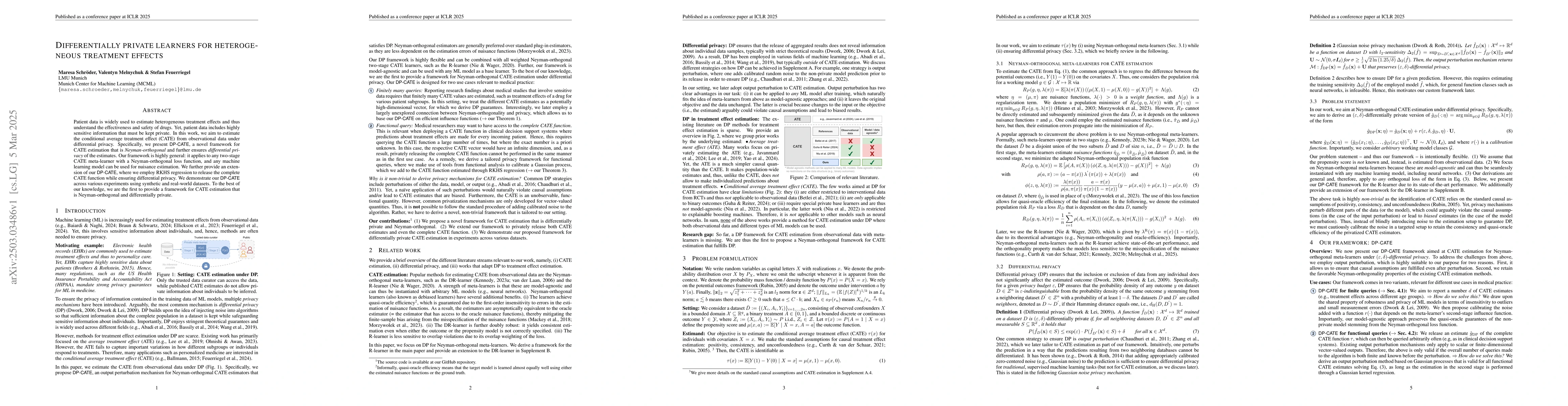 Thumbnail for Differentially Private Learners for Heterogeneous Treatment Effects