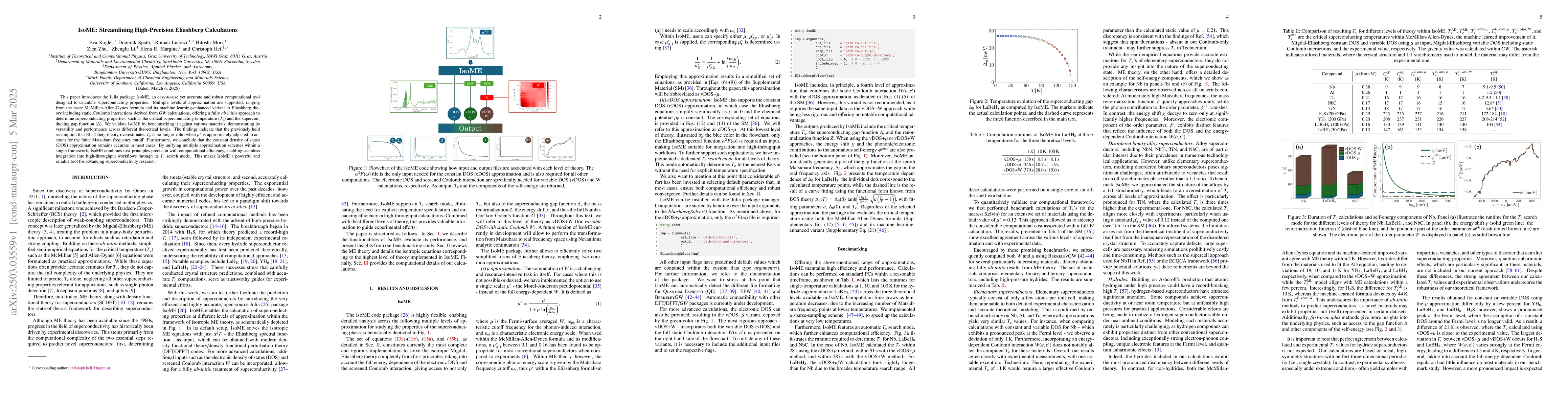 Thumbnail for IsoME: Streamlining High-Precision Eliashberg Calculations