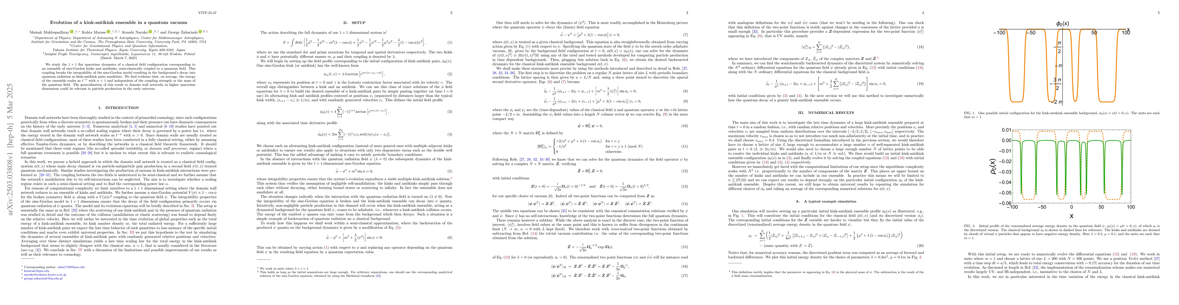 Thumbnail for Evolution of a kink-antikink ensemble in a quantum vacuum