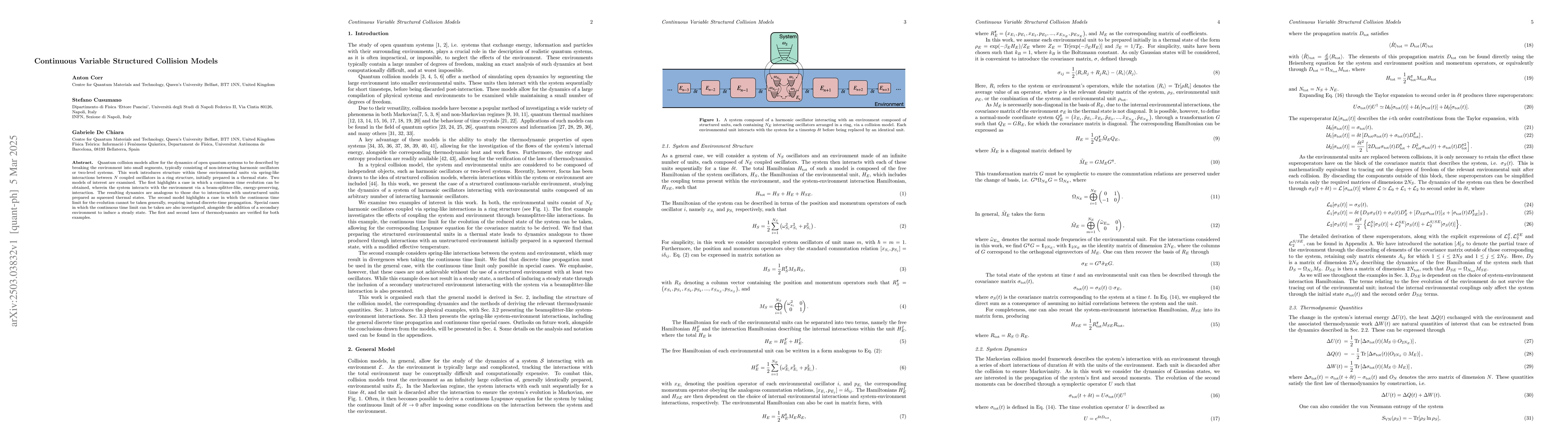 Thumbnail for Continuous Variable Structured Collision Models