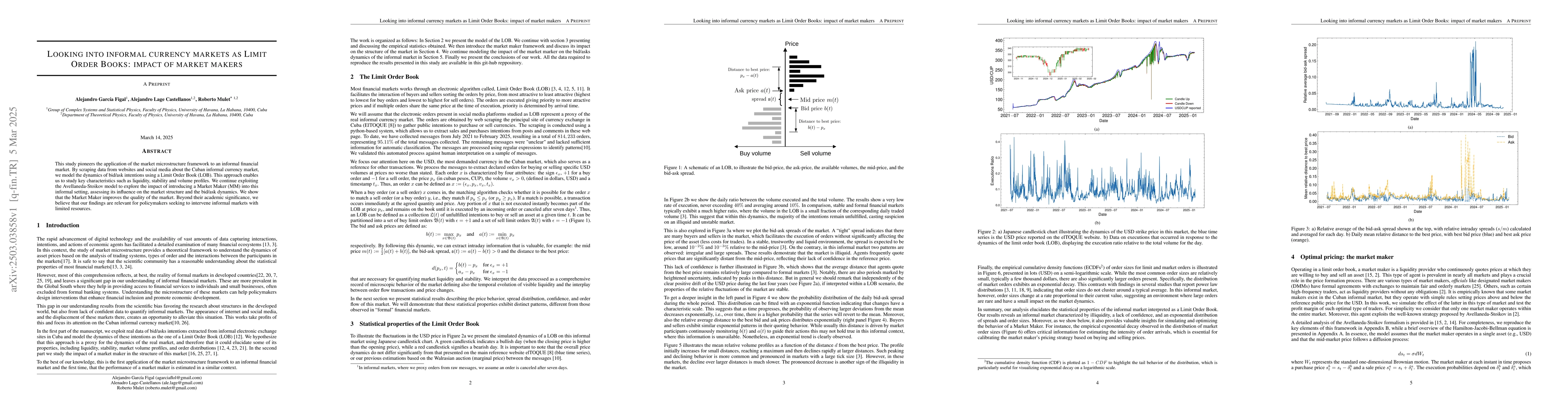 Thumbnail for Looking into informal currency markets as Limit Order Books: impact of
  market makers