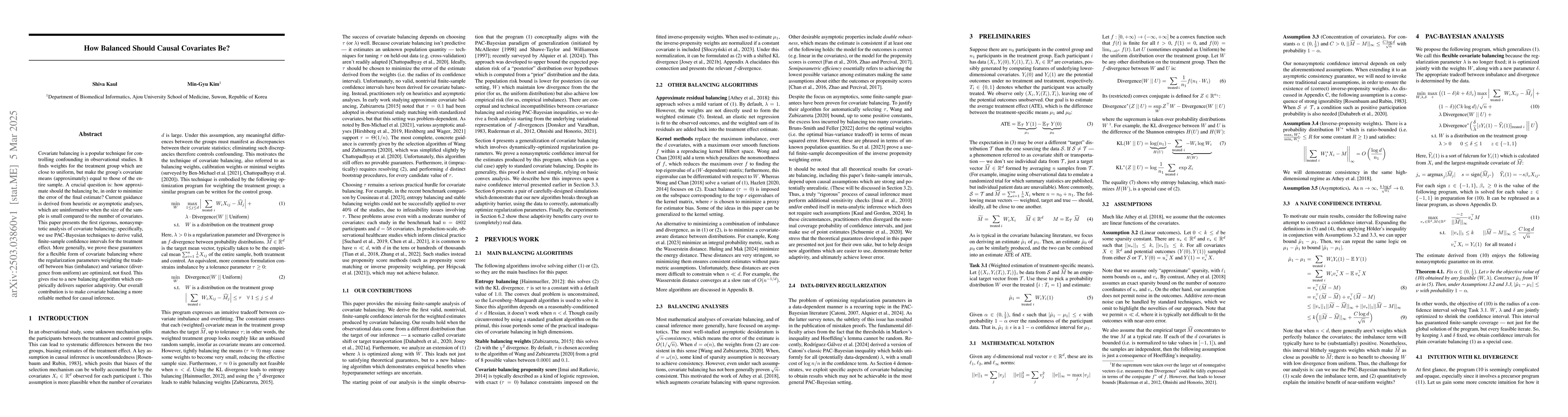 Thumbnail for How Balanced Should Causal Covariates Be?