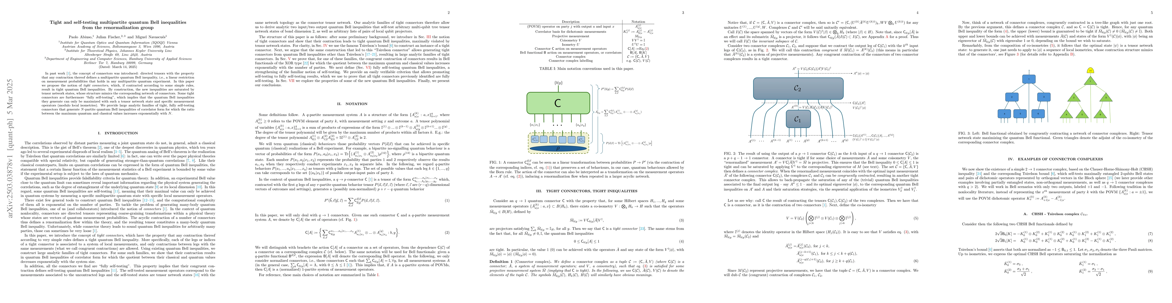 Thumbnail for Tight and self-testing multipartite quantum Bell inequalities from the
  renormalization group