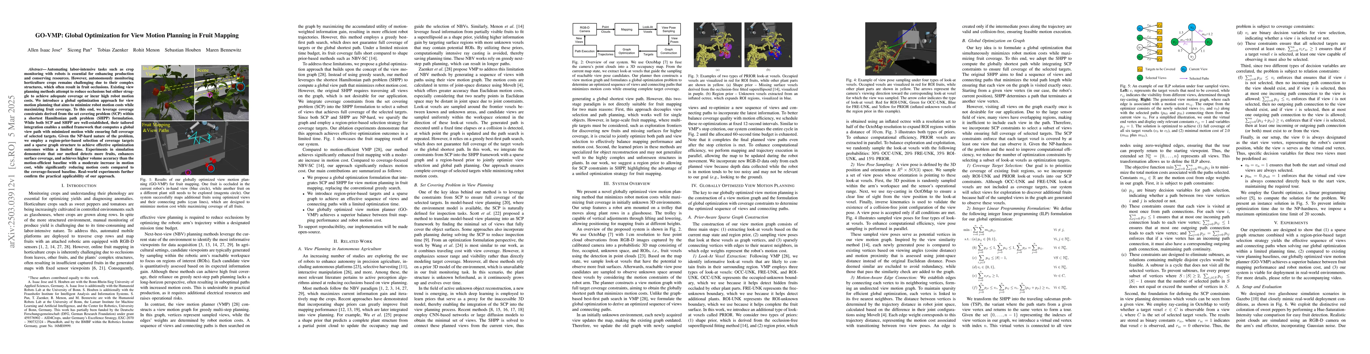 Thumbnail for GO-VMP: Global Optimization for View Motion Planning in Fruit Mapping