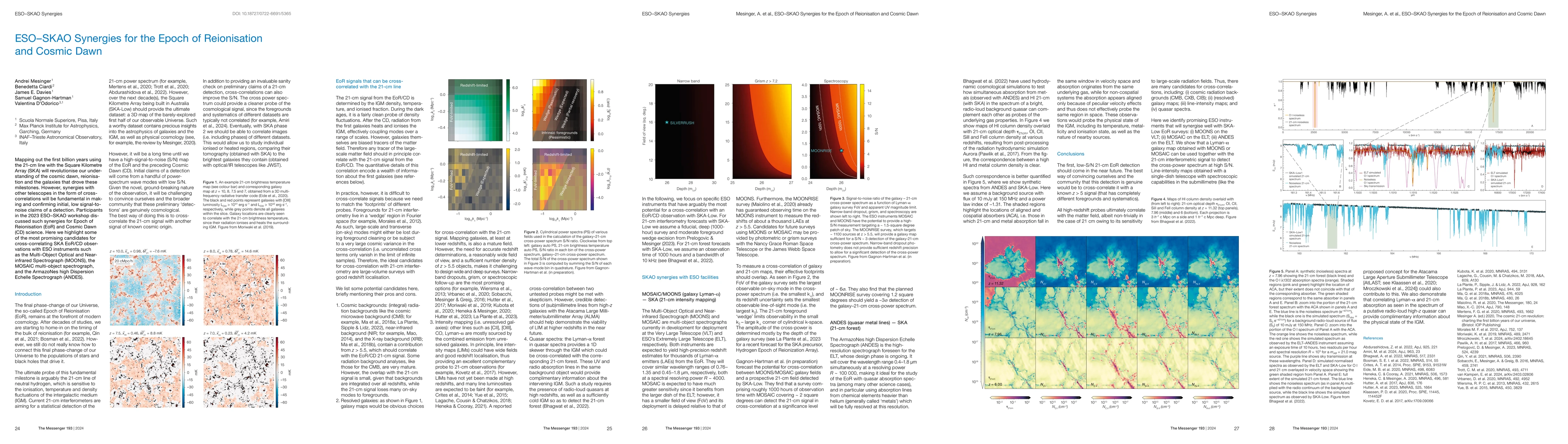 Thumbnail for SKA-ESO Synergies for the Epoch of Reionization and Cosmic Dawn