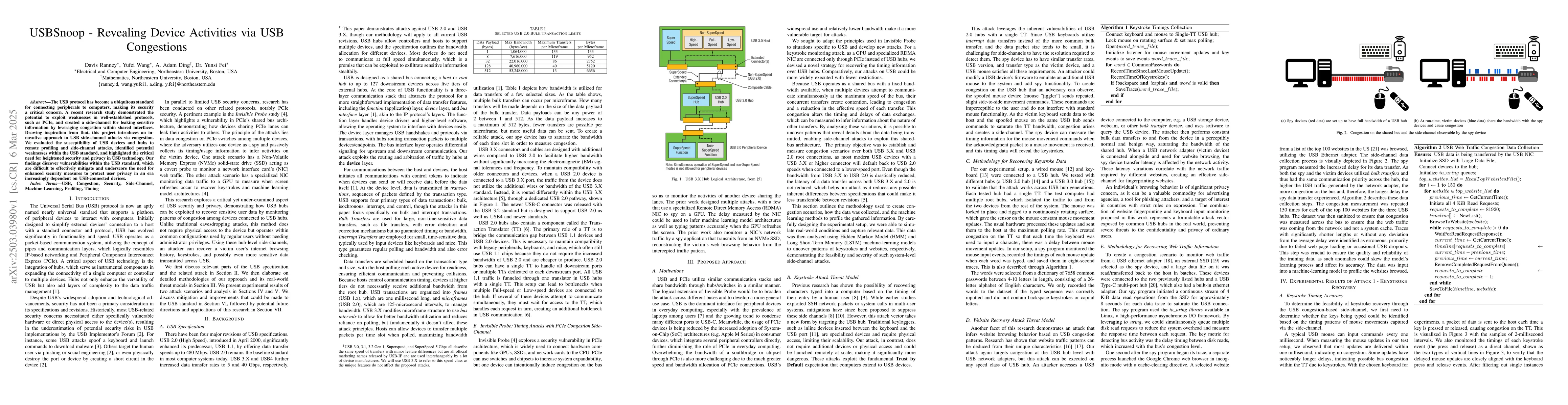 Thumbnail for USBSnoop -- Revealing Device Activities via USB Congestions