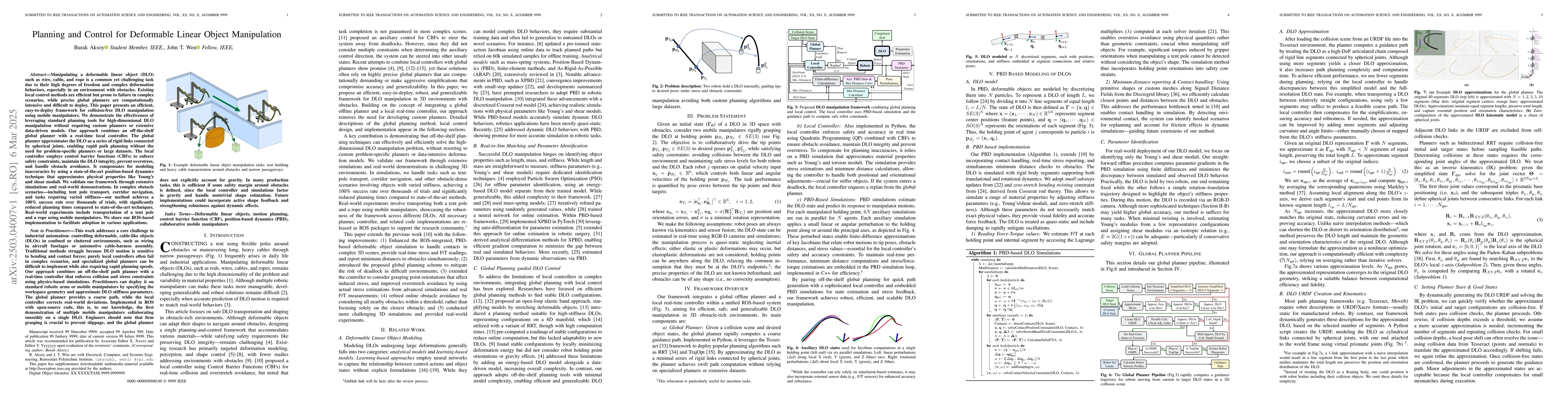 Thumbnail for Planning and Control for Deformable Linear Object Manipulation