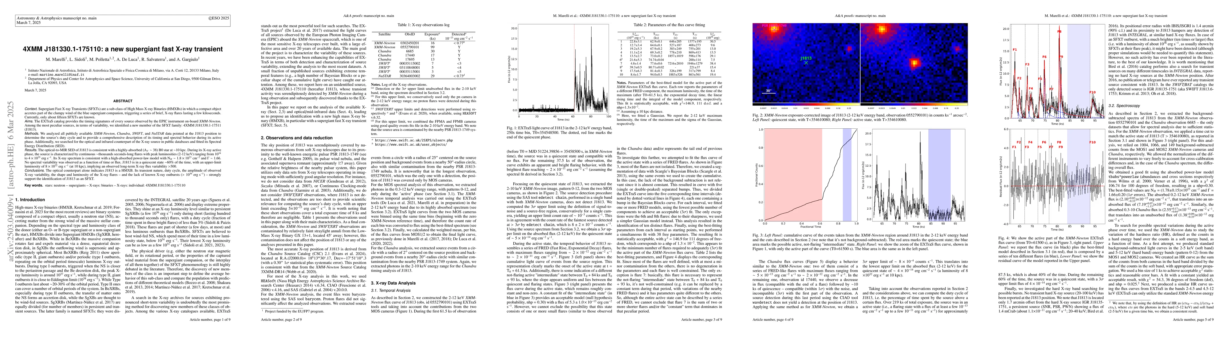 Thumbnail for 4XMM J181330.1-175110: a new supergiant fast X-ray transient