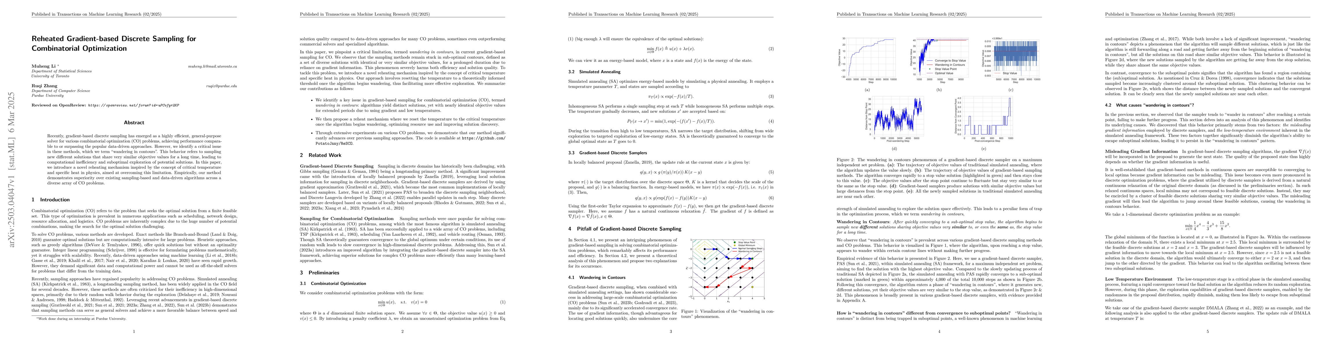 Thumbnail for Reheated Gradient-based Discrete Sampling for Combinatorial Optimization