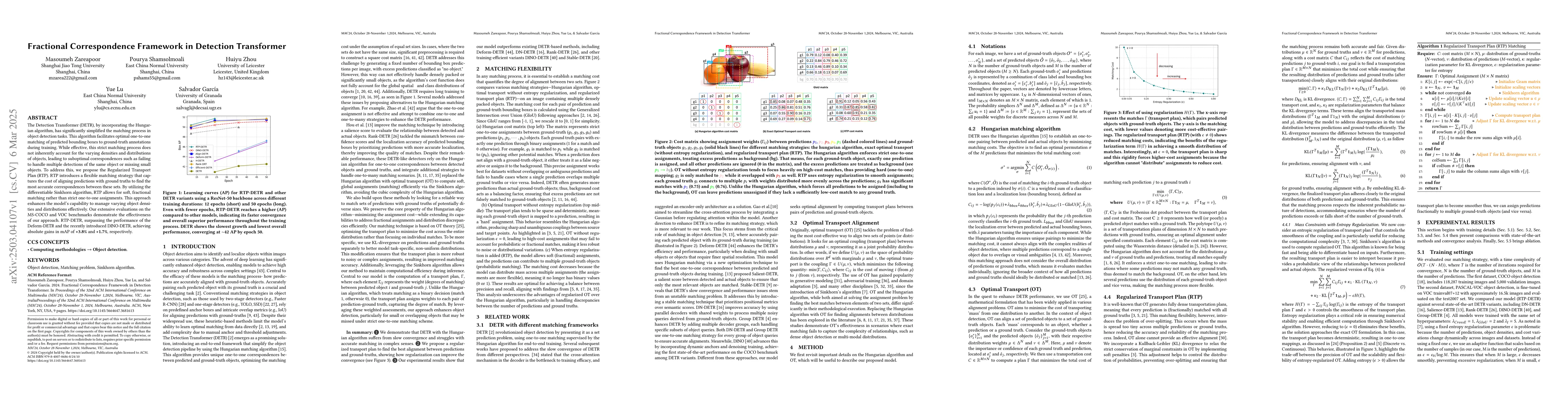 Thumbnail for Fractional Correspondence Framework in Detection Transformer