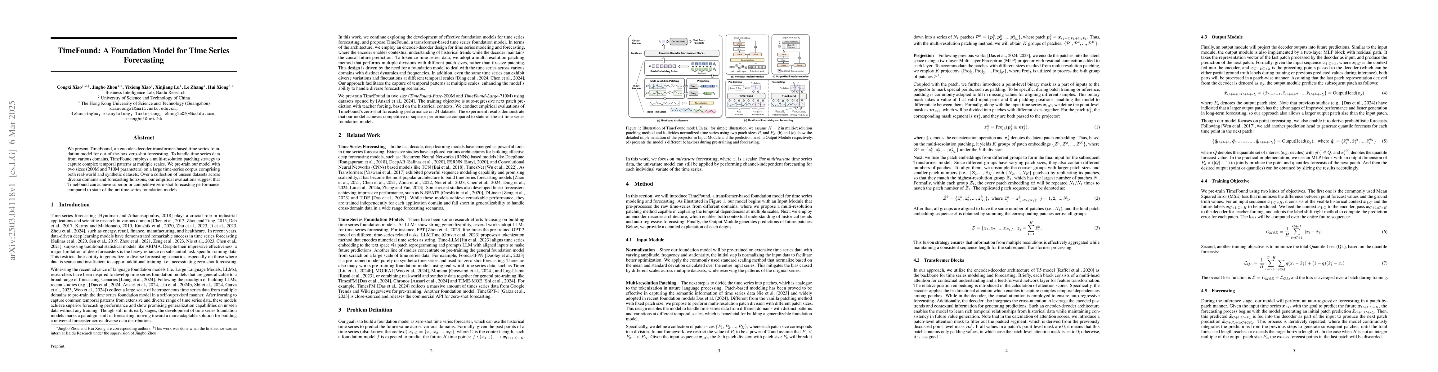Thumbnail for TimeFound: A Foundation Model for Time Series Forecasting