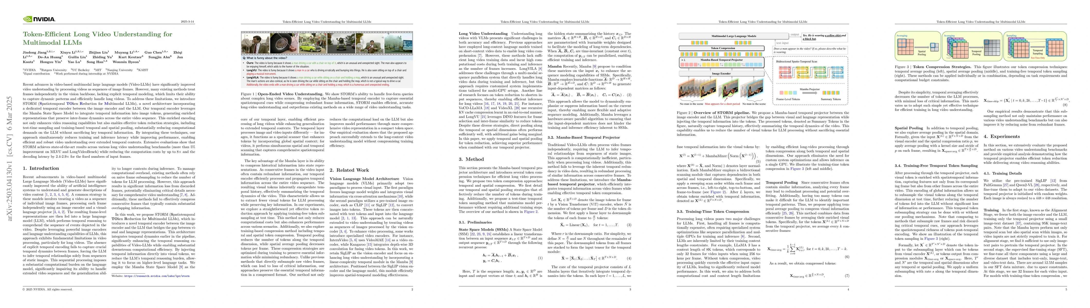 Thumbnail for Token-Efficient Long Video Understanding for Multimodal LLMs